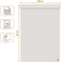 Flipoverpapier Nobo gerecycled 58x81cm dubbelzijdig rol 50 vel-1