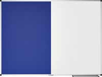 Combibord Legamaster UNITE blauw vilt-whiteboard 90x120cm
