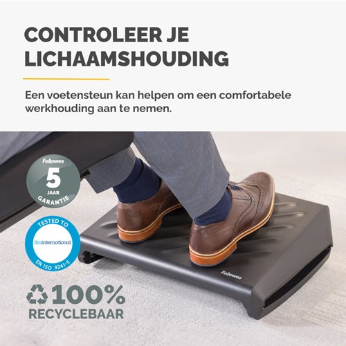 Voetensteun Fellowes Breyta zwart-3