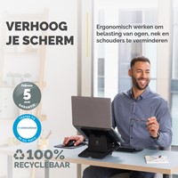 Laptopstandaard Fellowes Breyta zwart-1