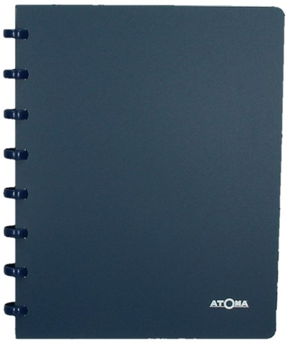 Adresboek Atoma A5 lijn 54vel 90gr PP assorti-2