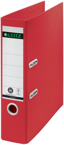 Ordner Leitz Recycle 180° 80mm karton A4 rood-3