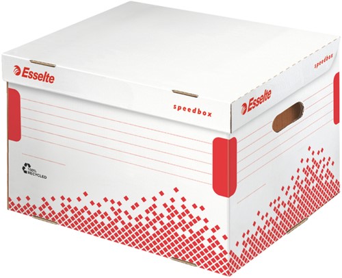 Opberg- en transportdoos Esselte Speedbox 392x301x334mm wit