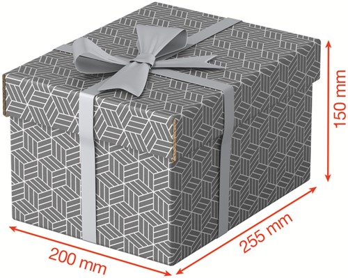 Opberg- en geschenkdoos Esselte home klein 200x150x255mm gr 3 st-3