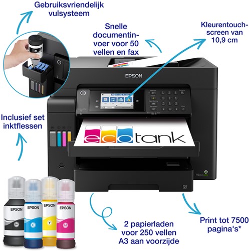 Multifunctional Inktjet Epson Ecotank ET-16605-2