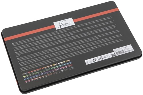 Kleurpotloden Nassau fine art assorti blik à 72 stuks-3