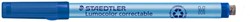 Viltstift Staedtler Lumocolor 305 non permanent correctable M blauw