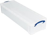 Opbergbox Really Useful 22 liter 800x255x155mm transparant wit