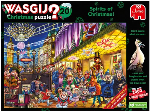 Puzzel Wasgij Christmas 20 - De Geesten van de Kermis! 2x1000st (1 puzzle for free)-3