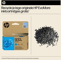 Inktcartridge HP 4S6W6NE 937E Evomore blauw-2