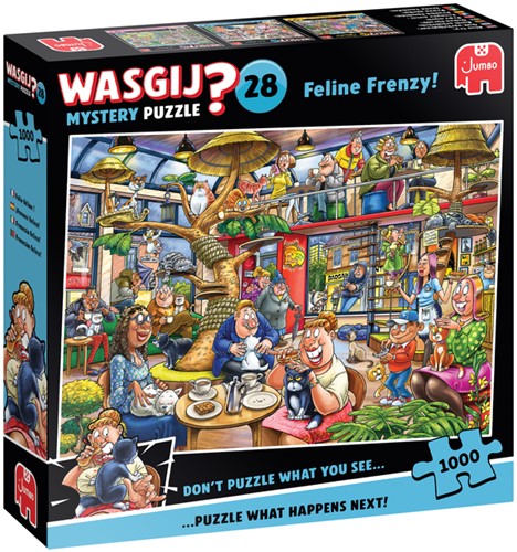 Wasgij Mystery 28 - Feline Frenzy! 1000 st