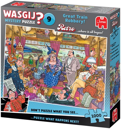 Wasgij Mystery 9 - The Great Train Robbery 1000 st-2
