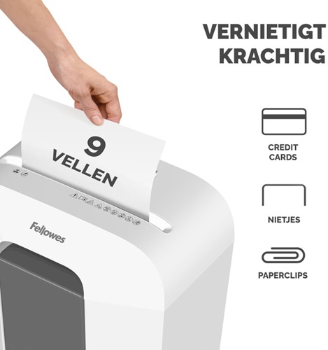 Papiervernietiger Fellowes Powershred LX50 snippers 4x37mm wit-2