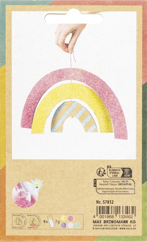Glitterpoeder Bio Folia Rainbow 7gr 5 kleuren-3