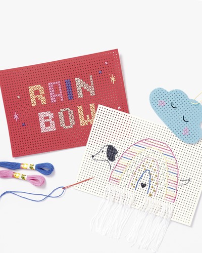 Borduurkaarten Folia 17.5 x x24.5cm 300gr 10 vel assorti-3