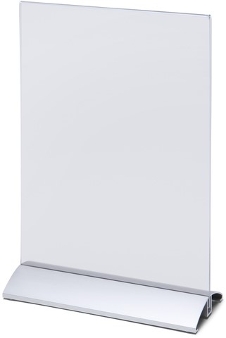 Menukaarthouder IEZZY staand A4 aluminium voet