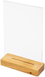 Menukaarthouder IEZZY T tafeldisplay A5 hout