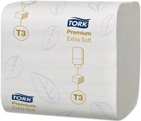 Toiletpapier Tork T3 Premium gevouwen 2-laags 110x190mm wit 114276-2