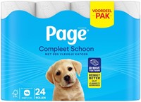 Toiletpapier Page Compleet Schoon 2-laags 140vel 24 rol wit
