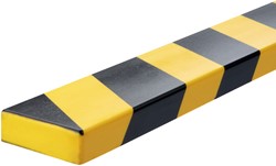 Beschermingsprofiel Durable S20 recht 1m geel zwart