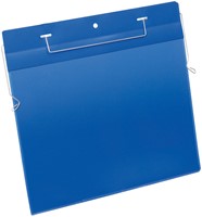 Documenthoes Durable A4 met ophangbeugel liggend blauw 50 stuks