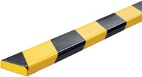 Beschermingsprofiel Durable S10 recht 1m geel zwart