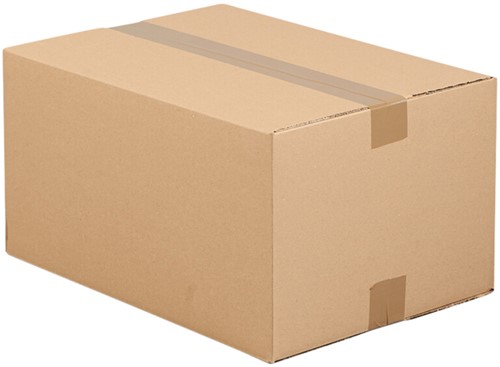 Amerikaanse vouwdoos IEZZY 400x300x200mm B-golf bruin