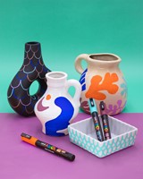 Paintmarker Uni POSCA PC8K breed schuin wit-7