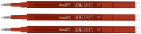 Gelschrijvervulling Online Magixx medium rood blister à 3 stuks-2