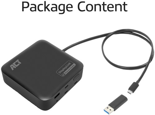 Dockingstation ACT USB-C Dual Monitor met Power Delivery-3