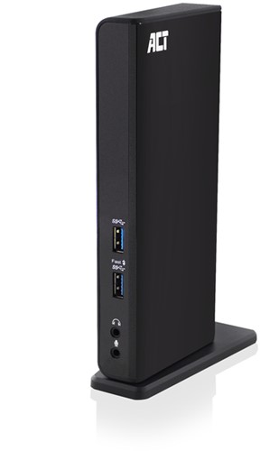Dockingstation ACT USB-C Dual Monitor met laadpoort