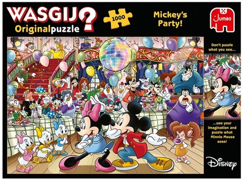 Puzzel Wasgij Original Mickey's Party 1000 stukjes-2