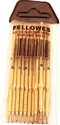 Balpenvulling Fellowes DIN voor baliepen medium zwart 12 stuks