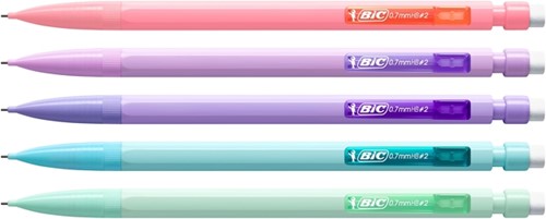 Vulpotlood Bic Matic Pastel HB 0.7mm pastel assorti-2