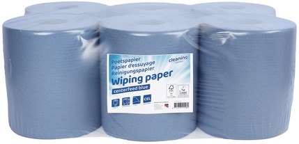 Poetspapier Cleaninq medium 1-laags 300m blauw
