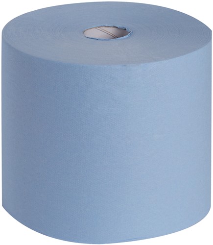 Poetsrol WypAll L10 Extra 1-laags 235mmx380m 1000 vel blauw 7472-2
