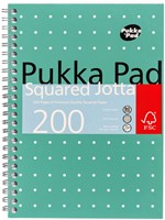 Notitieboek Pukka Pad Jotta A5 ruit 5x5mm 200 pagina's 80gr groen