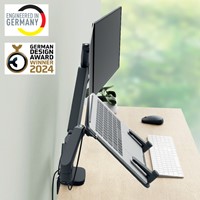 Monitor en Laptoparm Leitz Ergo ruimtebesparend dubbele monitorarm-6