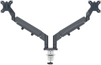 Monitorarm Leitz Ergo ruimtebesparend dubbele monitorarm