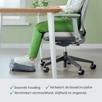 Voetensteun Leitz Ergo verstelbaar gerecycled grijs-2