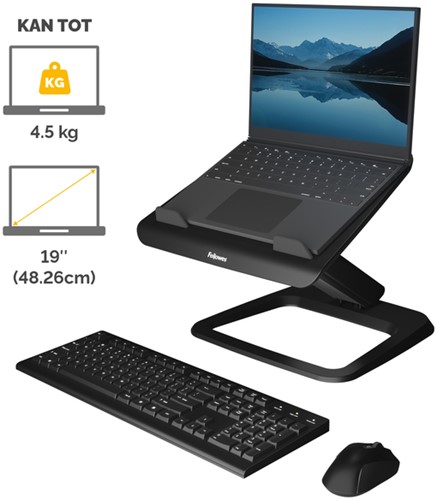 Laptopstandaard Fellowes Hana LT zwart-3