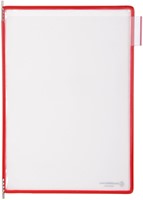 Zichtpaneel Tarifold A4 verticaal rood 10 stuks