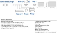Hub ACT USB-C 3.0, 3x USB-A cardreader PD p-through-5