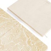 Notitieboek de KEMPEN Cotton Vanilla 110x160mm blanco 160 pag 90gr wit-2