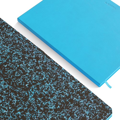 Notitieboek de KEMPEN Limitless 110x160mm blanco 160 pagina's 90gr felblauw-2