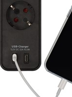 Stekkerdoos Brennenstuhl Ecolor 4vdig incl 2 USB C 1.5m zwart-3
