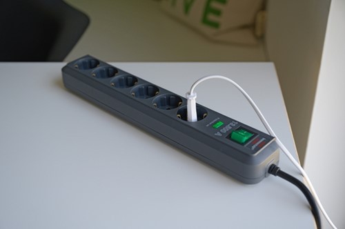 Stekkerdoos Brennenstuhl overspanningsbeveiliging 6 voudig 5m zwart-3