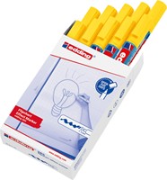 Viltstift edding 385 flipover penseelpunt geel-3