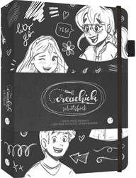 Schetsboek CreaChick Black