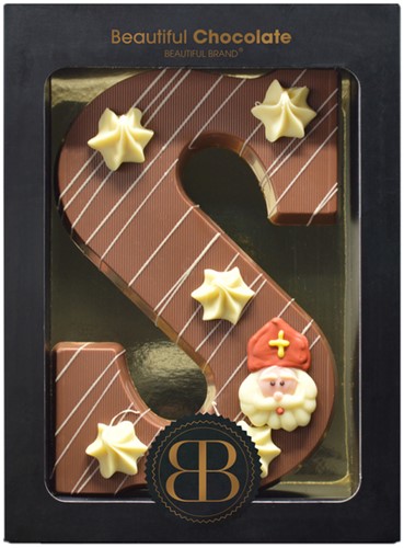 Chocoladeletter BB luxe melk S 220 gram